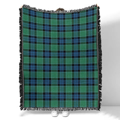 Scottish Tartan Graham of Menteith Ancient Clan Woven Blanket Plaid Style