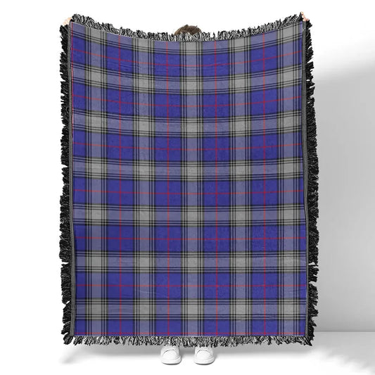 Scottish Tartan Kinnaird Clan Woven Blanket Plaid Style