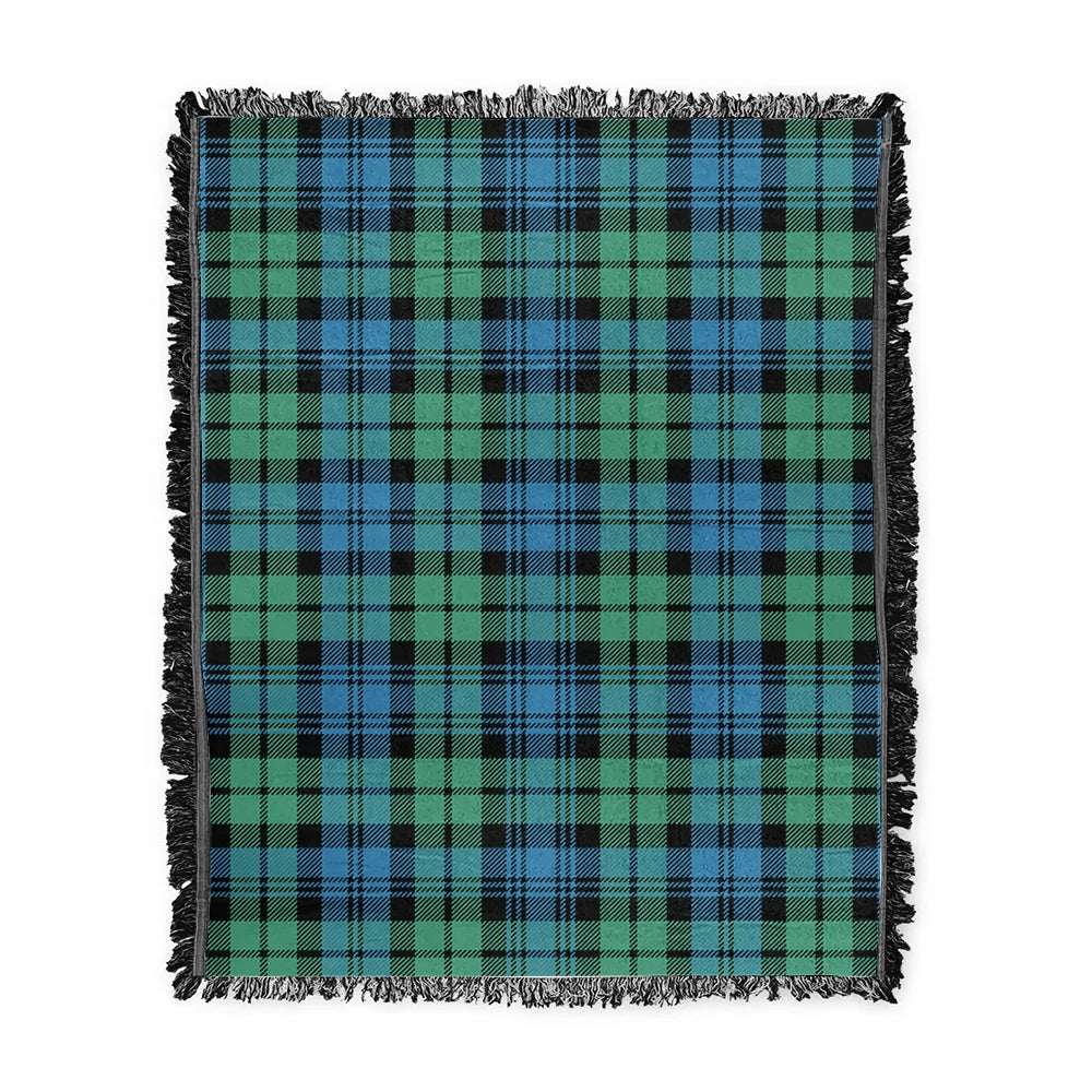 Scottish Tartan Campbell Ancient 01 Clan Woven Blanket Plaid Style