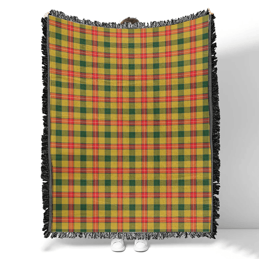 Scottish Tartan Baxter Clan Woven Blanket Plaid Style