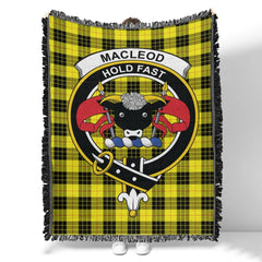 Scottish Tartan MacLeod of Lewis Modern Clan Woven Blanket Crest Style