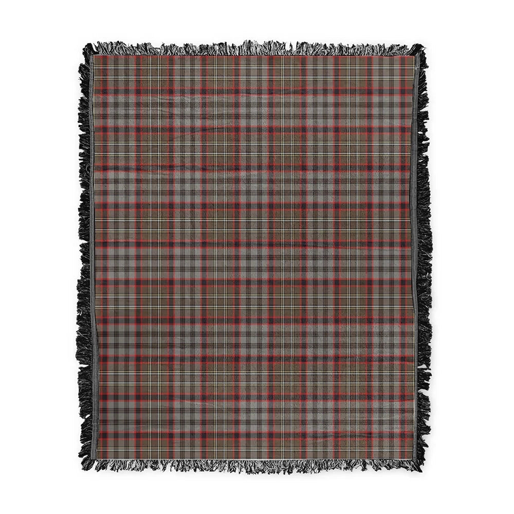 Scottish Tartan Nicolson Hunting Weathered Clan Woven Blanket Plaid Style