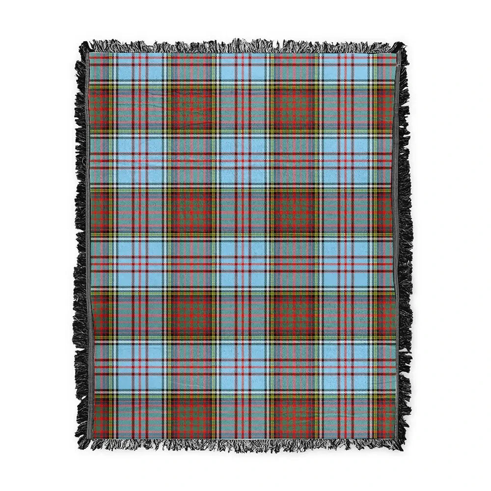 Scottish Tartan Anderson Ancient Clan Woven Blanket Plaid Style