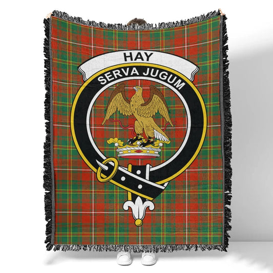 Scottish Tartan Hay Ancient Clan Woven Blanket Crest Style