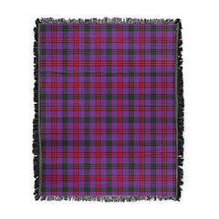 Scottish Tartan Montgomery Modern Clan Woven Blanket Plaid Style