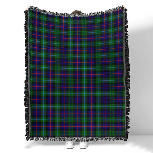 Scottish Tartan Campbell of Cawdor Modern Clan Woven Blanket Plaid Style