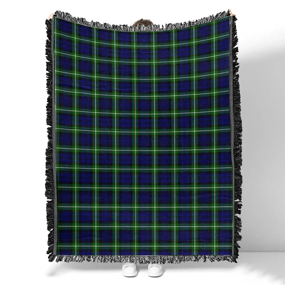 Scottish Tartan Lamont Modern Clan Woven Blanket Plaid Style