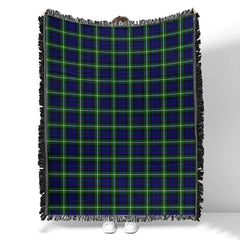 Scottish Tartan Lamont Modern Clan Woven Blanket Plaid Style