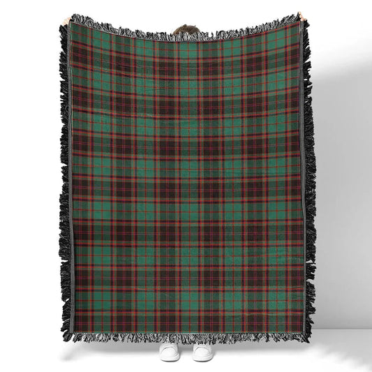 Scottish Tartan Buchan Ancient Clan Woven Blanket Plaid Style