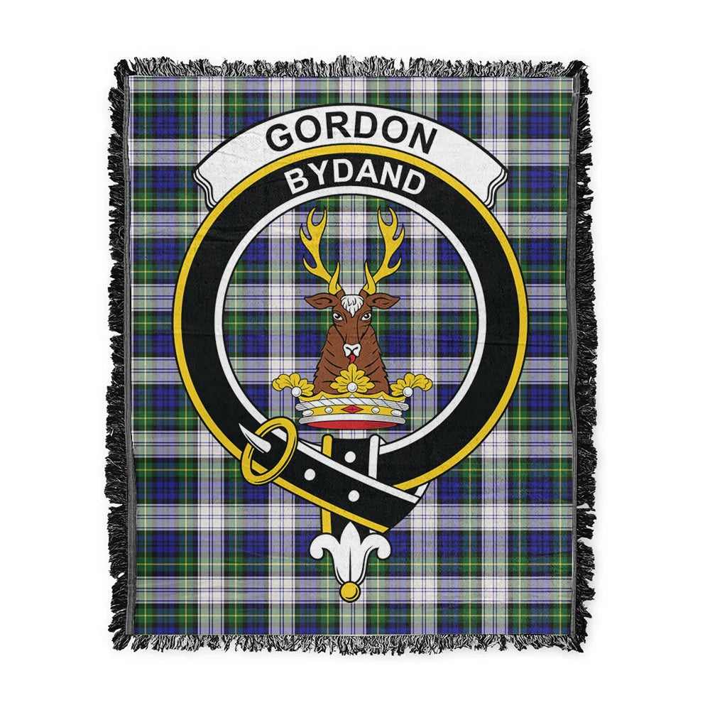 Scottish Tartan Gordon Dress Modern Clan Woven Blanket Crest Style