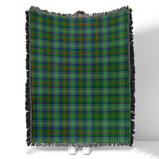 Scottish Tartan Cranstoun Clan Woven Blanket Plaid Style