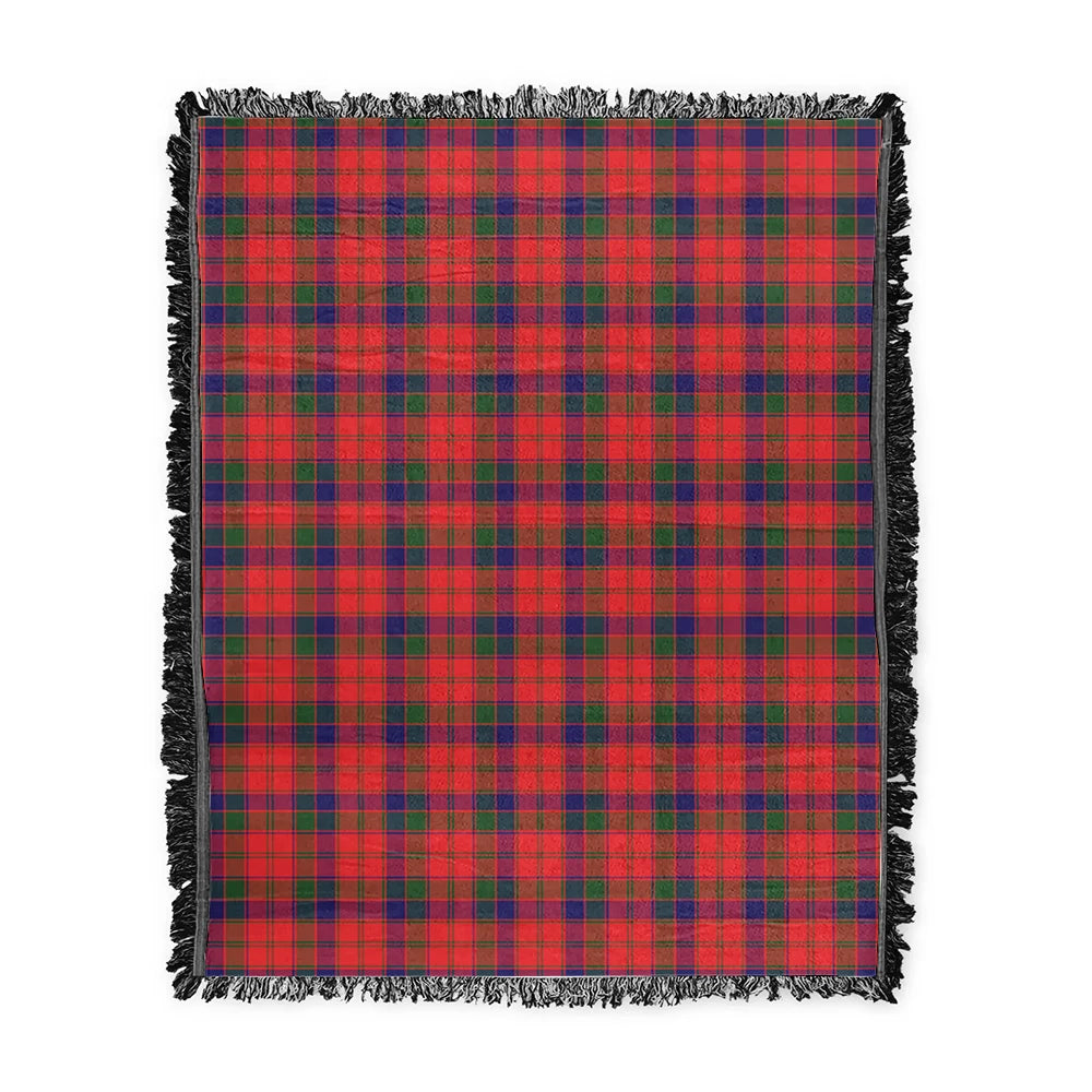 Scottish Tartan Robertson Modern Clan Woven Blanket Plaid Style