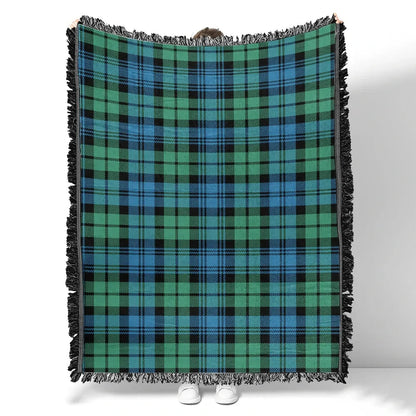 Scottish Tartan Campbell Ancient 01 Clan Woven Blanket Plaid Style