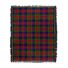 Scottish Tartan Tennant Clan Woven Blanket Plaid Style