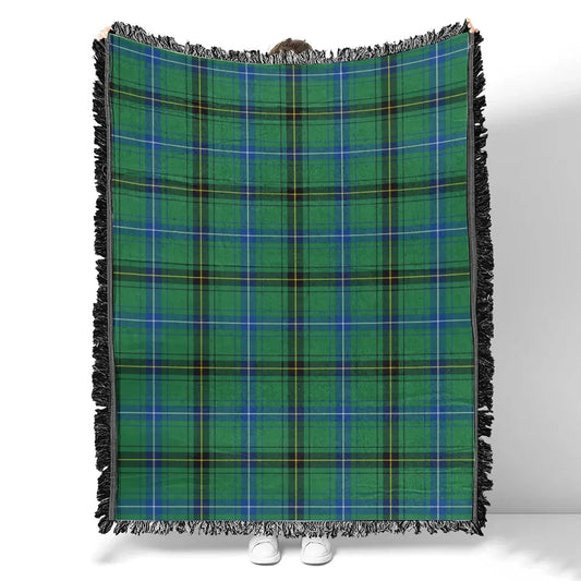 Scottish Tartan Henderson Ancient Clan Woven Blanket Plaid Style