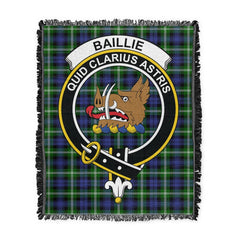 Scottish Tartan Baillie Modern Clan Woven Blanket Crest Style