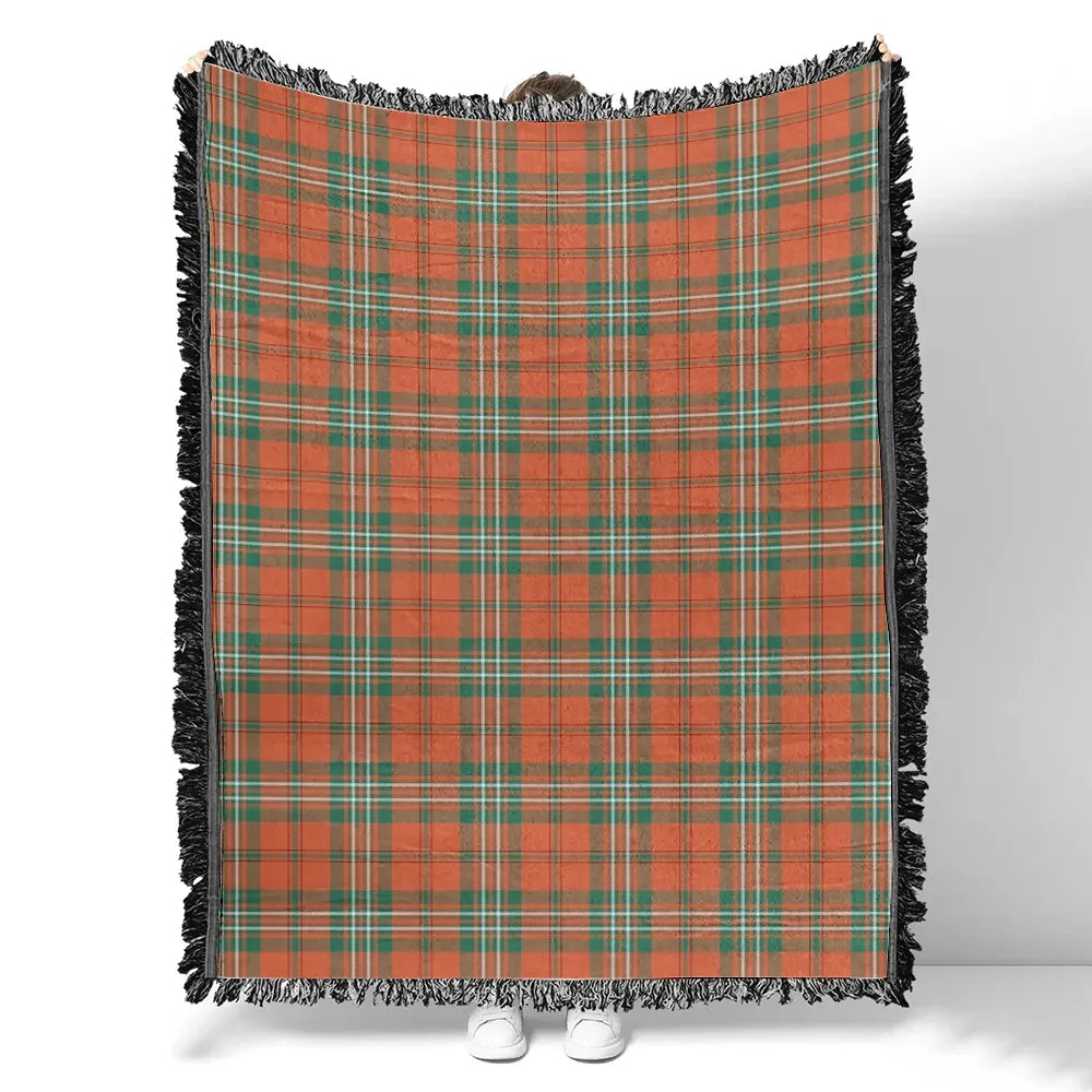Scottish Tartan Scott Ancient Clan Woven Blanket Plaid Style
