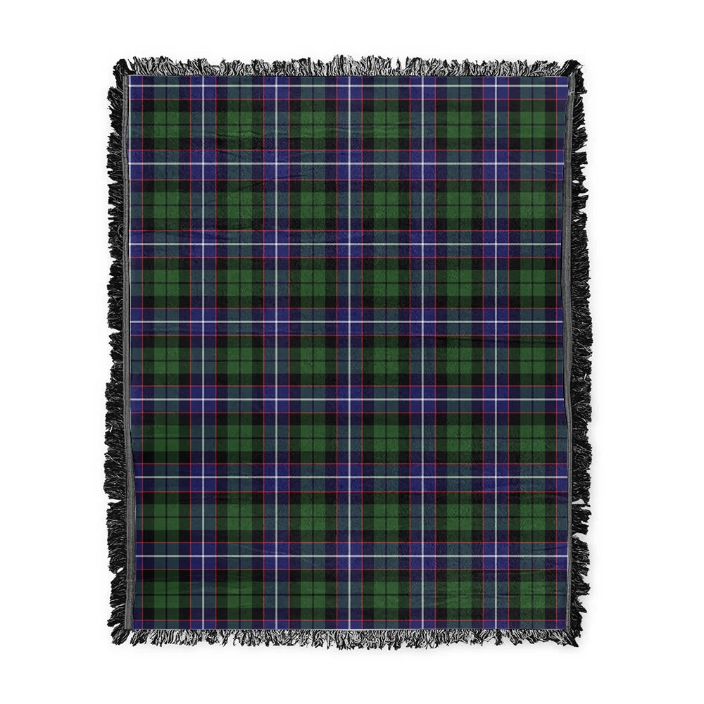 Scottish Tartan Galbraith Modern Clan Woven Blanket Plaid Style