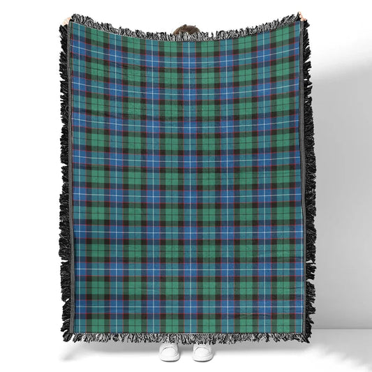 Scottish Tartan Hunter Ancient Clan Woven Blanket Plaid Style