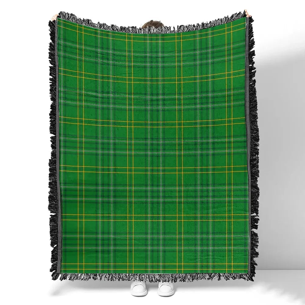 Scottish Tartan Wexford County Clan Woven Blanket Plaid Style