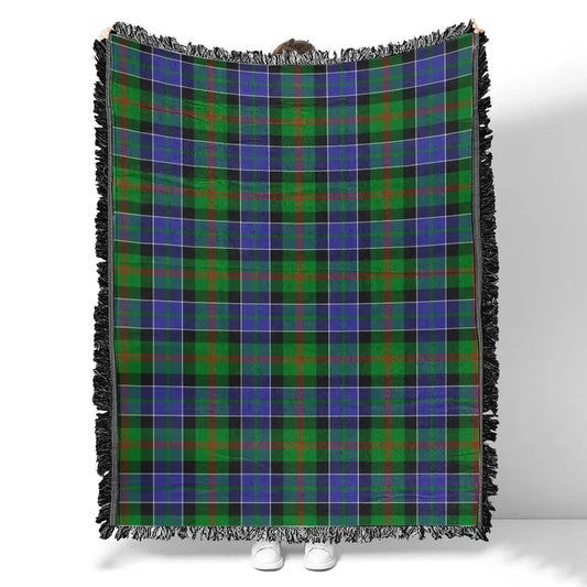 Scottish Tartan Paterson Clan Woven Blanket Plaid Style