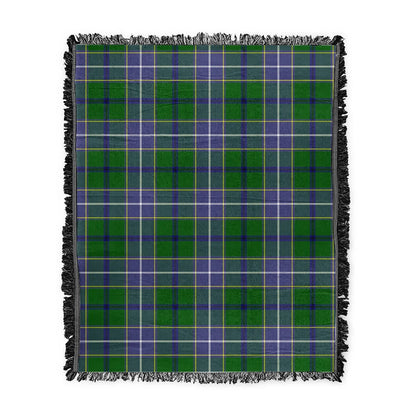 Scottish Tartan Wishart Hunting Modern Clan Woven Blanket Plaid Style