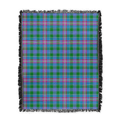 Scottish Tartan Ralston Clan Woven Blanket Plaid Style