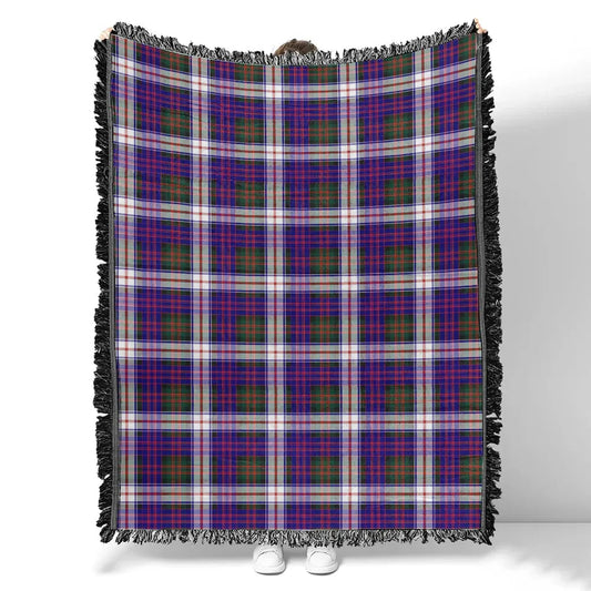 Scottish Tartan MacDonald Dress Modern Clan Woven Blanket Plaid Style