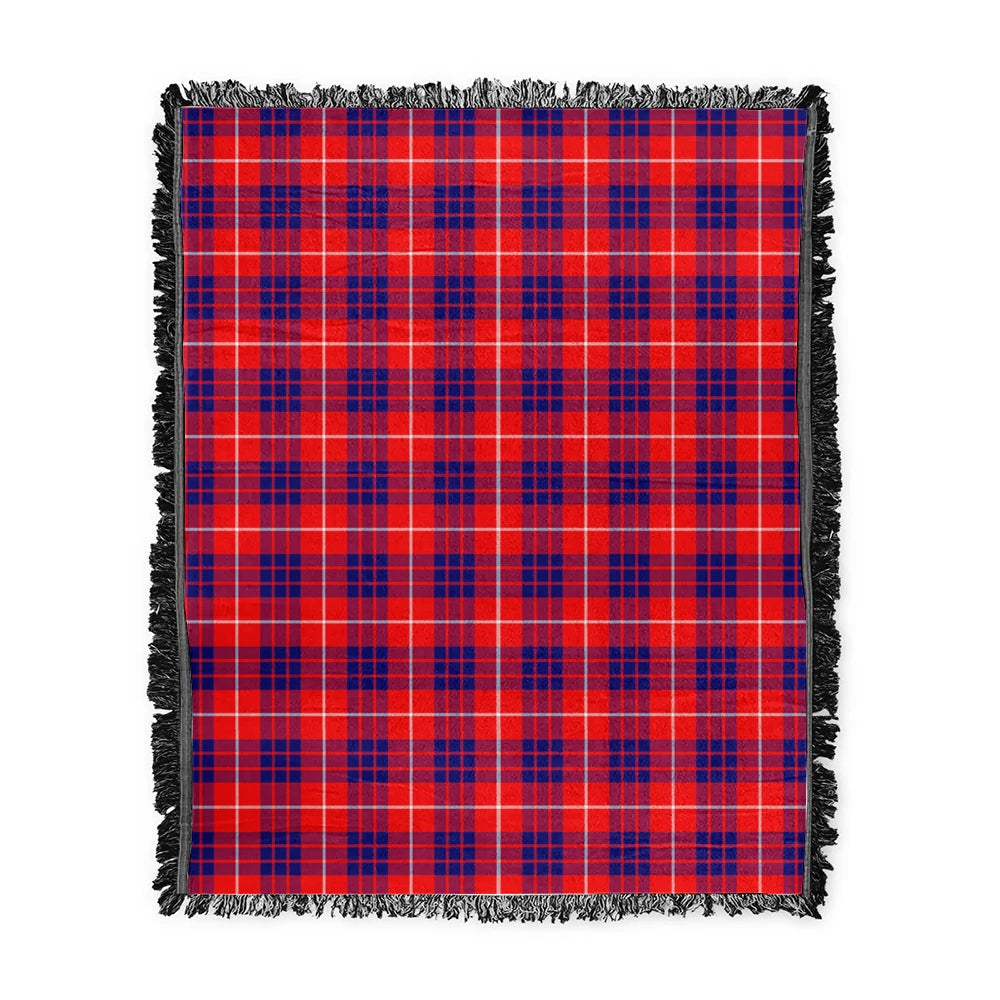 Scottish Tartan Hamilton Modern Clan Woven Blanket Plaid Style