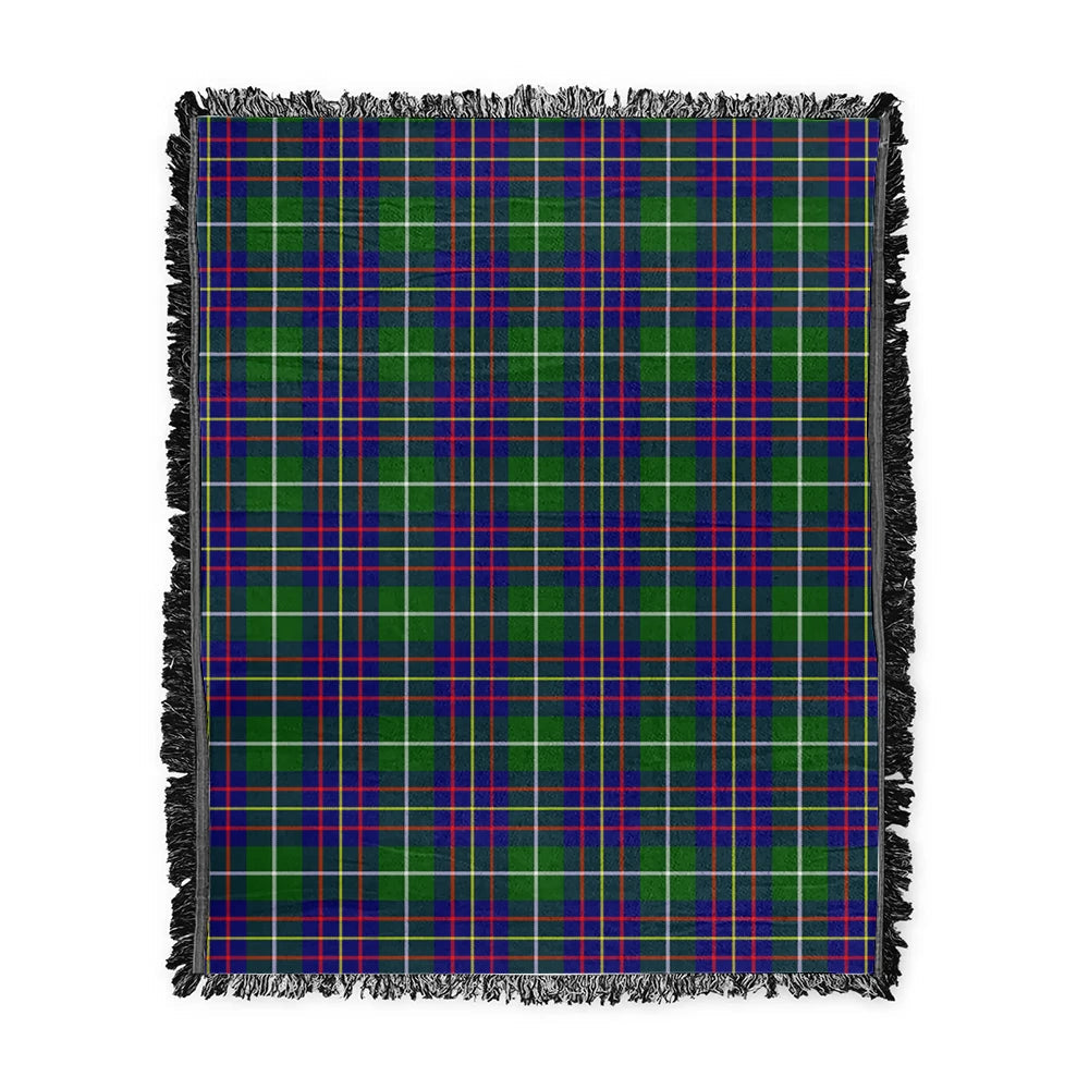 Scottish Tartan Inglis Modern Clan Woven Blanket Plaid Style
