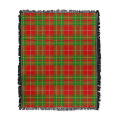 Scottish Tartan Burnett Ancient Clan Woven Blanket Plaid Style