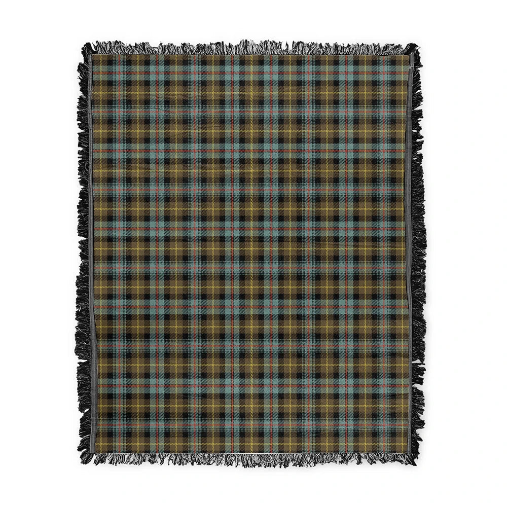 Scottish Tartan Farquharson Weathered Clan Woven Blanket Plaid Style