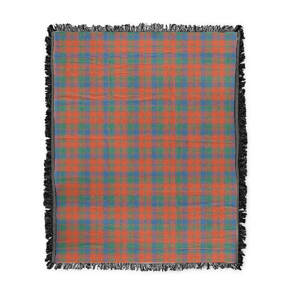 Scottish Tartan Robertson Ancient Clan Woven Blanket Plaid Style
