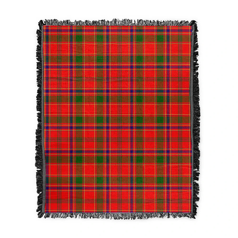 Scottish Tartan Munro Modern Clan Woven Blanket Plaid Style