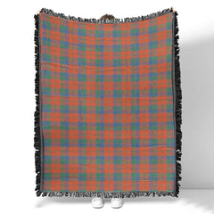Scottish Tartan Robertson Ancient Clan Woven Blanket Plaid Style