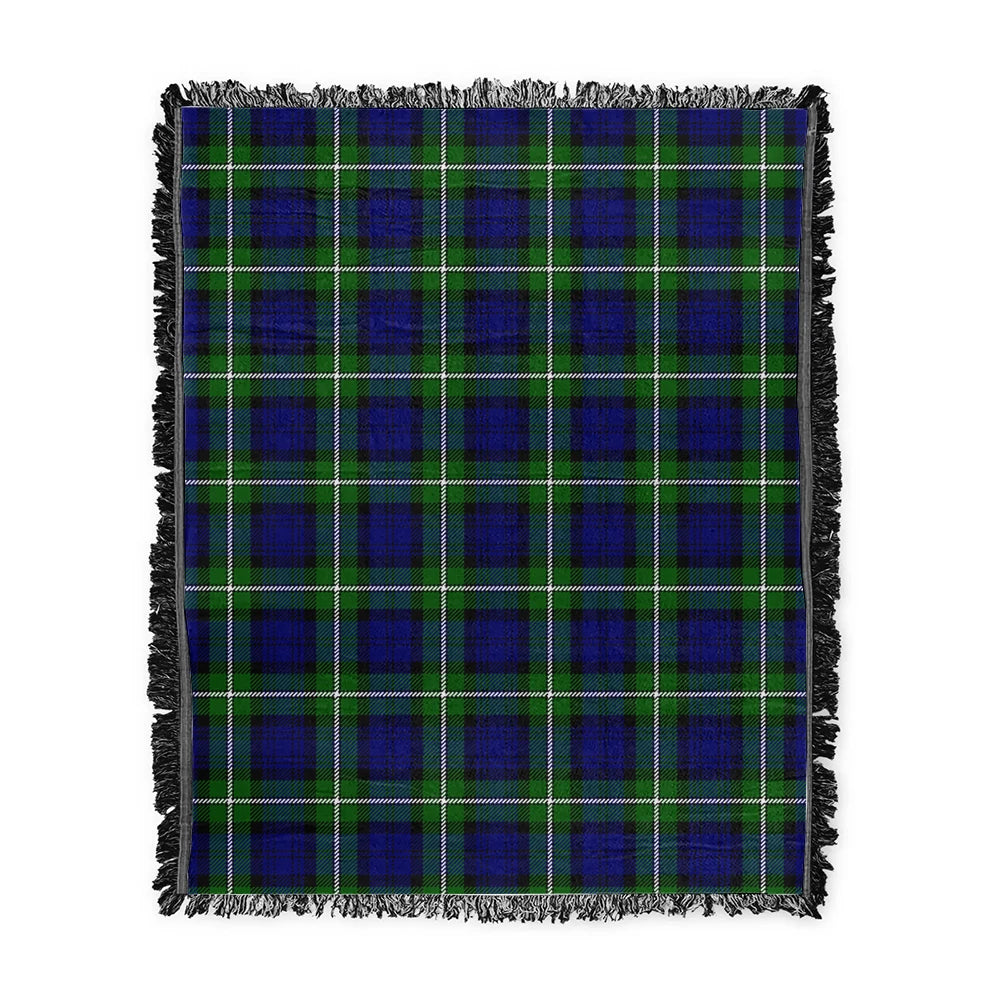 Scottish Tartan Forbes Modern Clan Woven Blanket Plaid Style