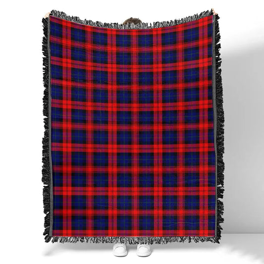 Scottish Tartan MacLachlan Modern Clan Woven Blanket Plaid Style