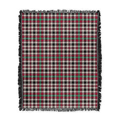 Scottish Tartan Borthwick Dress Ancient Clan Woven Blanket Plaid Style