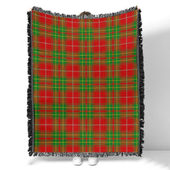 Scottish Tartan Burnett Ancient Clan Woven Blanket Plaid Style