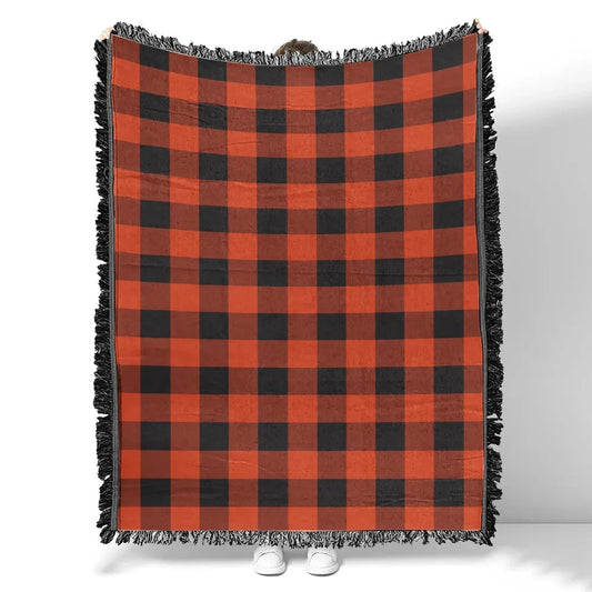 Scottish Tartan Rob Roy MacGregor Ancient Clan Woven Blanket Plaid Style