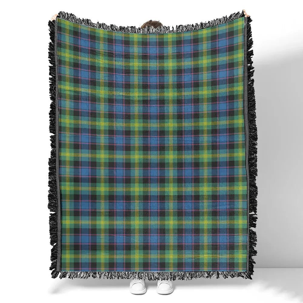 Scottish Tartan Watson Ancient Clan Woven Blanket Plaid Style