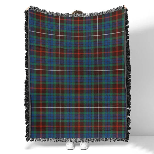 Scottish Tartan Fraser Hunting Ancient Clan Woven Blanket Plaid Style