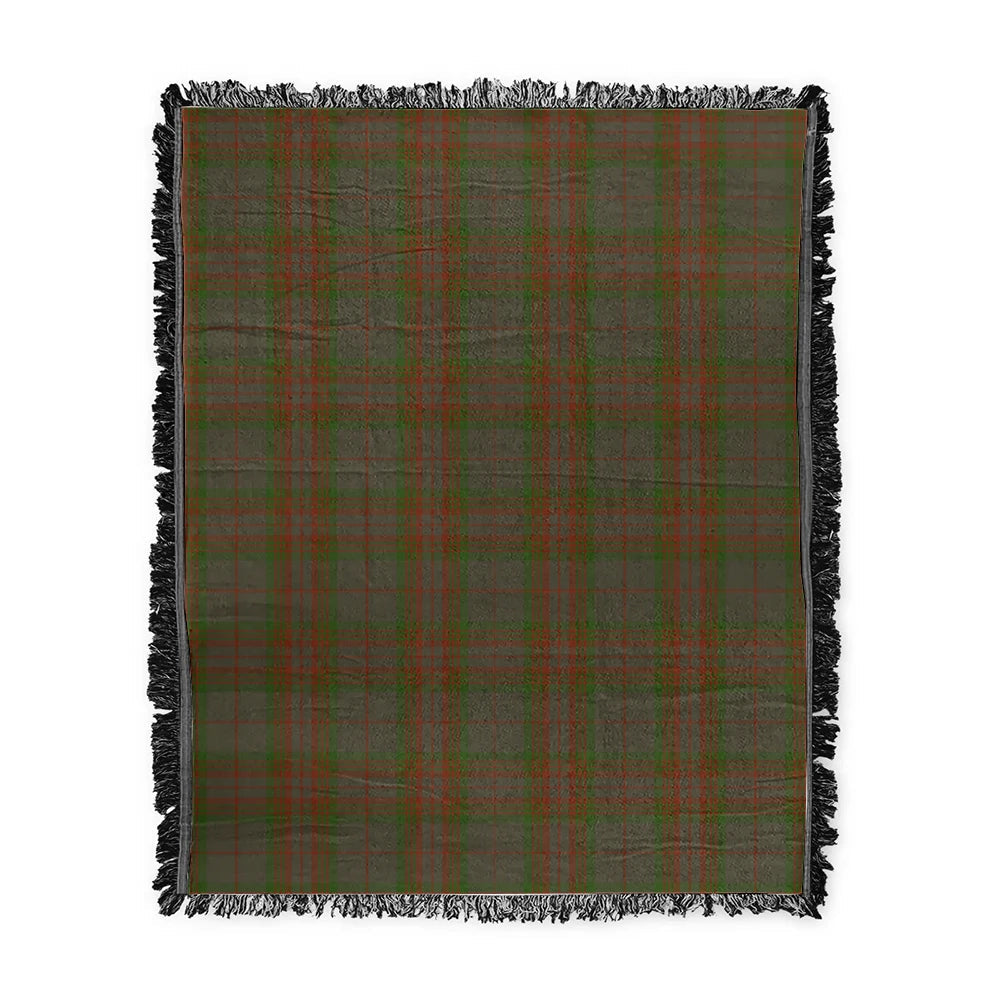 Scottish Tartan Gray Clan Woven Blanket Plaid Style