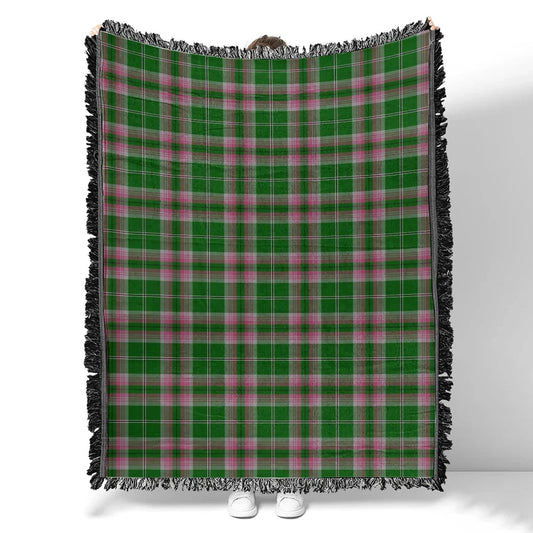 Scottish Tartan Gray Hunting Clan Woven Blanket Plaid Style