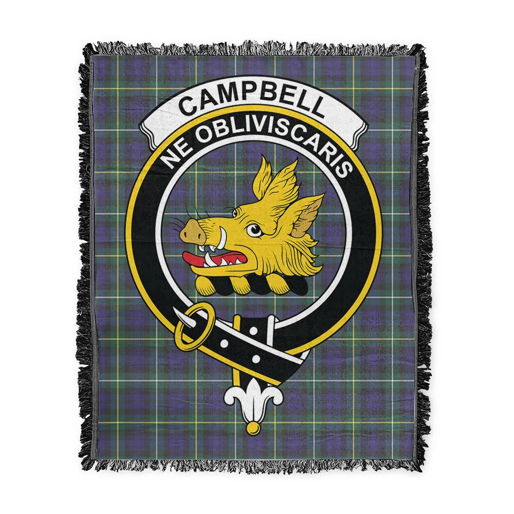Scottish Tartan Campbell Argyll Modern Clan Woven Blanket Crest Style