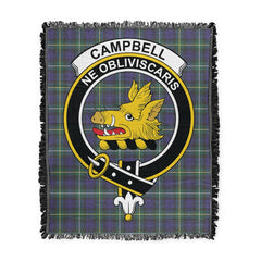 Scottish Tartan Campbell Argyll Modern Clan Woven Blanket Crest Style