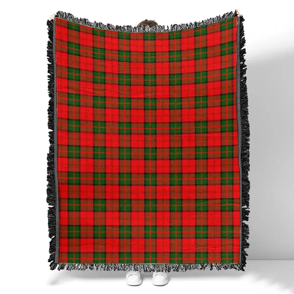 Scottish Tartan Dunbar Modern Clan Woven Blanket Plaid Style