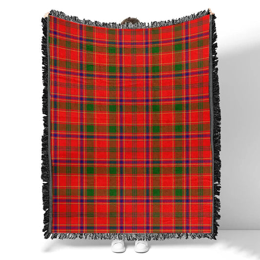 Scottish Tartan Munro Modern Clan Woven Blanket Plaid Style