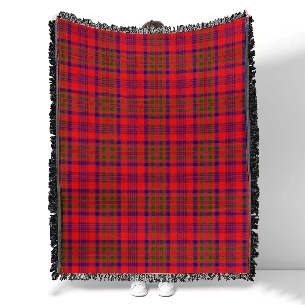 Scottish Tartan Murray of Tulloch Modern Clan Woven Blanket Plaid Style