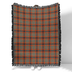 Scottish Tartan Innes Ancient Clan Woven Blanket Plaid Style